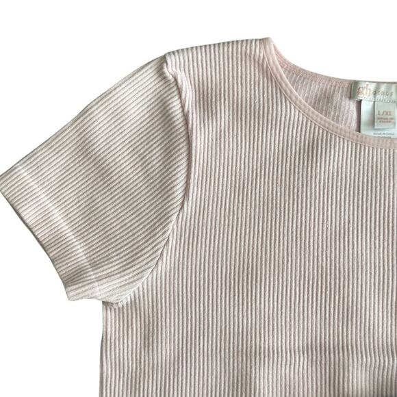 GB GIRLS Ribbed Short Sleeve Tops L/XL - Picture 3 of 5